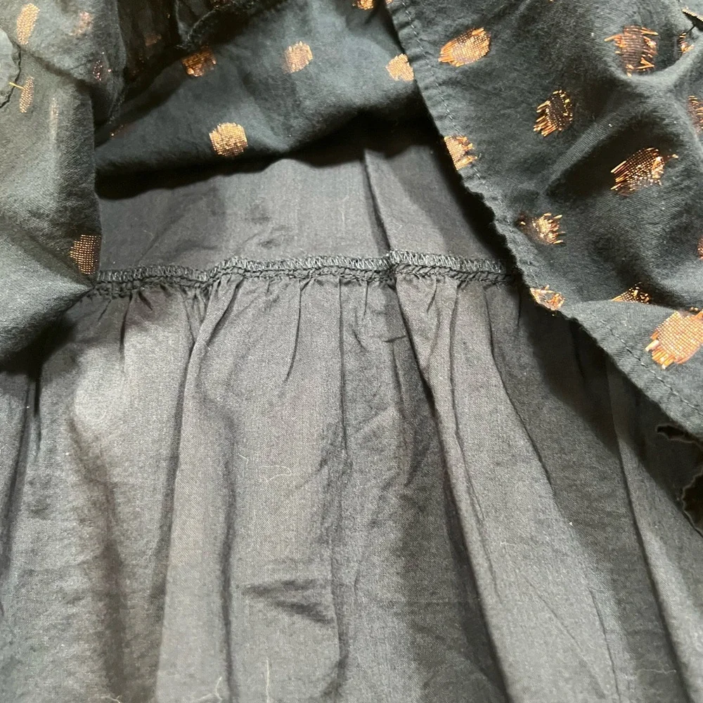 J. Crew Navy Blue Sleeveless Tie Front Peplum Blouse. EUC. Size XS